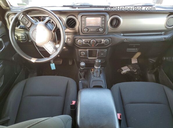 1C6HJTAG7ML502030 2021 JEEP GLADIATOR Black Vista del salpicadero