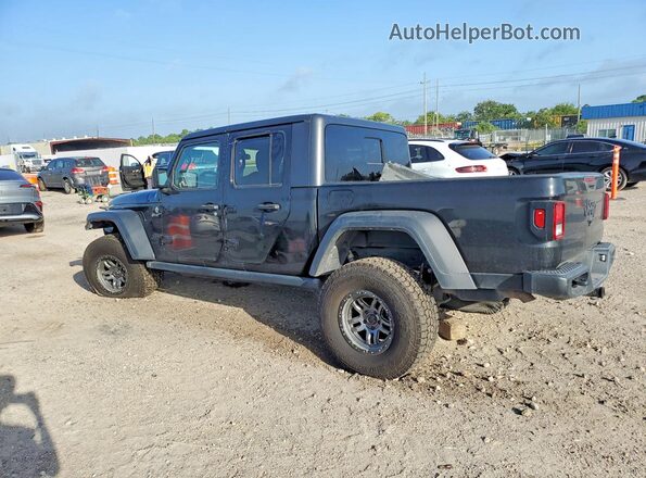 1C6HJTAG7ML502030 2021 JEEP GLADIATOR Black Trasero izquierdo