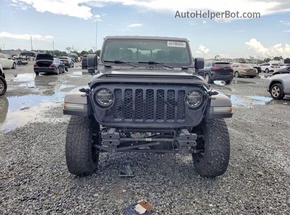 1C6HJTAG7ML552457 2021 JEEP GLADIATOR Gray Vista frontal