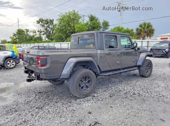 1C6HJTAG7ML552457 2021 JEEP GLADIATOR Gray Trasero derecho