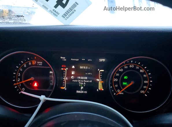 1C6HJTAG7NL169863 2022 JEEP GLADIATOR White Вид щитка приладів