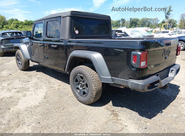 1C6HJTAG8LL185695 2020 JEEP GLADIATOR Черный Задняя левая четверть