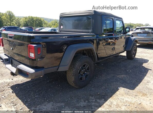 1C6HJTAG8LL185695 2020 JEEP GLADIATOR Черный Задняя правая четверть