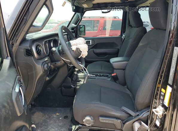 1C6HJTAG8PL577324 2023 JEEP GLADIATOR Black Front interior view