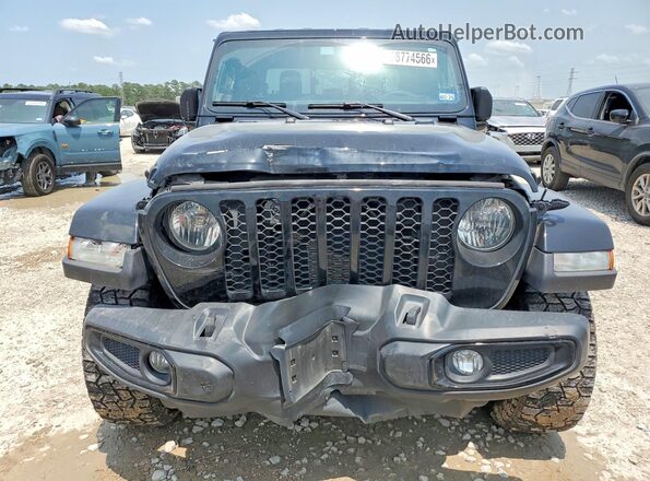 1C6HJTAG8PL577324 2023 JEEP GLADIATOR Black Front view
