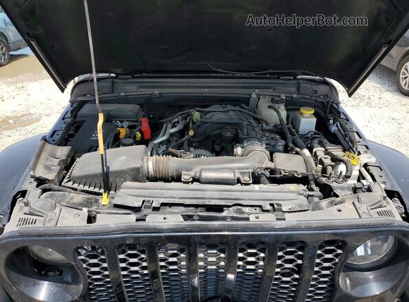 1C6HJTAG8PL577324 2023 JEEP GLADIATOR Black Engine compartment view