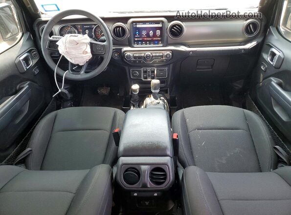 1C6HJTAG8PL577324 2023 JEEP GLADIATOR Black Dashboard view