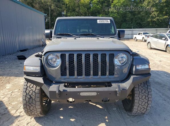 1C6HJTAG9ML542271 2021 JEEP GLADIATOR Gray წინა ხედი