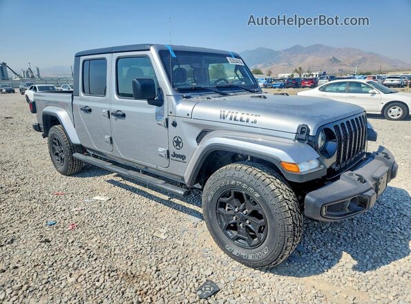 1C6HJTAG9ML550421 2021 JEEP GLADIATOR Silver წინა მარჯვენა
