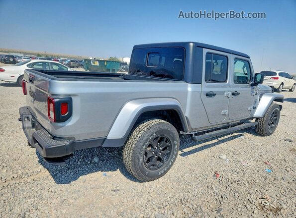1C6HJTAG9ML550421 2021 JEEP GLADIATOR Silver უკანა მარჯვენა