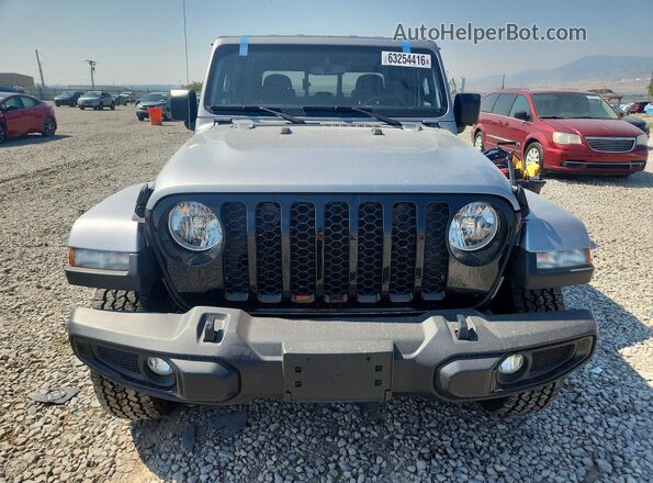 1C6HJTAG9ML550421 2021 JEEP GLADIATOR Silver წინა ხედი