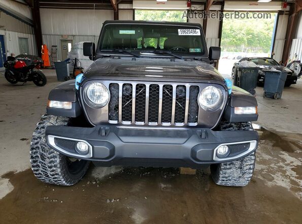 1C6HJTAG9ML552332 2021 JEEP GLADIATOR Серый Вид спереди