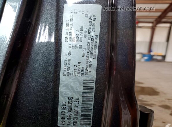 1C6HJTAG9ML552332 2021 JEEP GLADIATOR Серый Вид наклейки с VIN-кодом