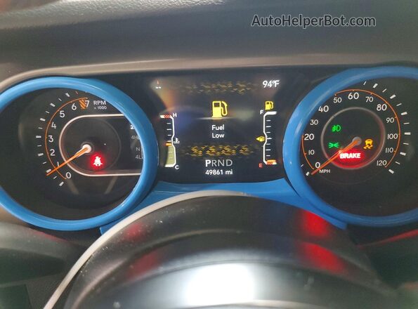 1C6HJTAG9ML552332 2021 JEEP GLADIATOR Серый Вид щитка приборов
