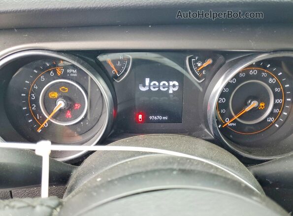 1C6HJTAG9NL156757 2022 JEEP GLADIATOR Silver Widok zestawu wskaźników