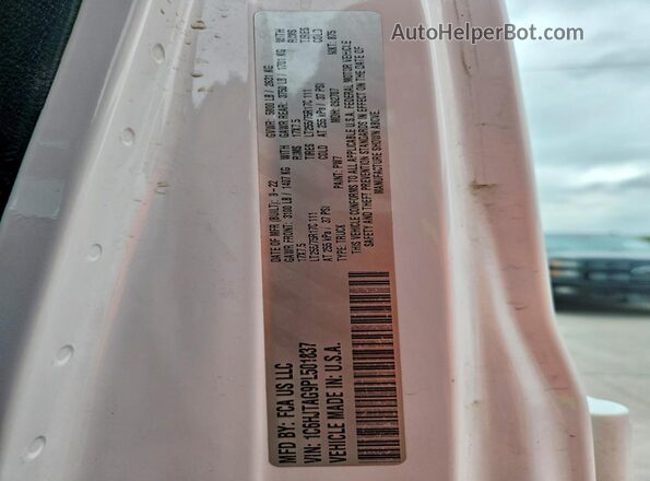 1C6HJTAG9PL501837 2023 JEEP GLADIATOR White Vista del compartimento del motor