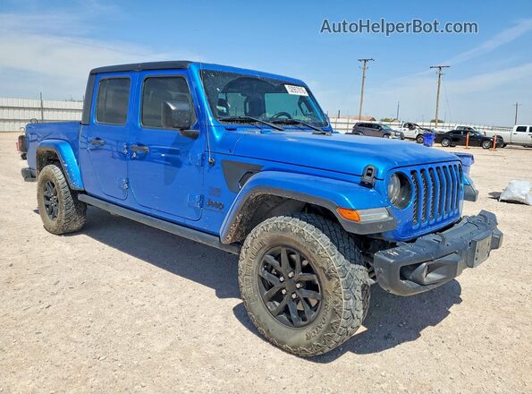 1C6HJTAG9PL517326 2023 JEEP GLADIATOR Blue წინა მარჯვენა