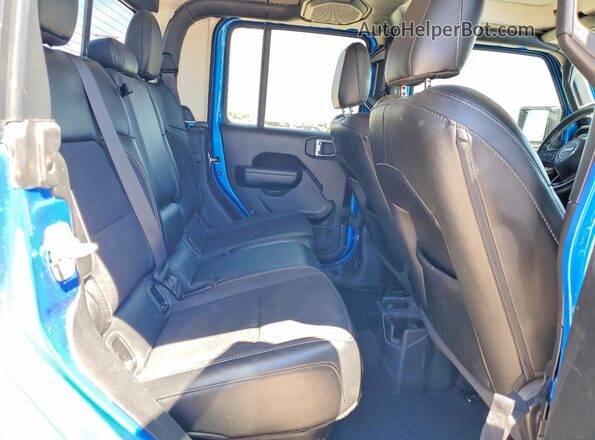 1C6HJTAG9PL517326 2023 JEEP GLADIATOR Blue უკანა სავარძლების ხედი