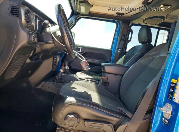 1C6HJTAG9PL517326 2023 JEEP GLADIATOR Blue წინა სალონის ხედი