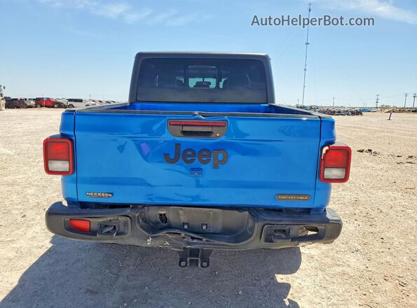 1C6HJTAG9PL517326 2023 JEEP GLADIATOR Blue უკანა ხედი