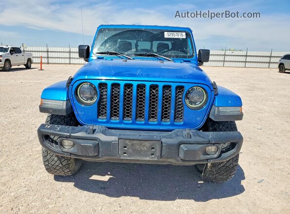 1C6HJTAG9PL517326 2023 JEEP GLADIATOR Blue წინა ხედი