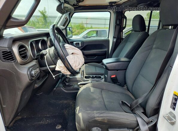 1C6HJTAGXLL163990 2020 JEEP GLADIATOR White წინა სალონის ხედი