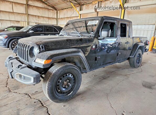 1C6HJTAGXML504581 2021 JEEP GLADIATOR Black Задня ліва чверть