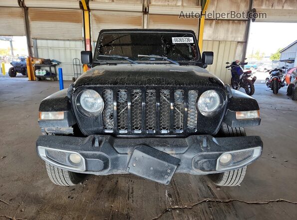 1C6HJTAGXML504581 2021 JEEP GLADIATOR Black Вид задніх сидінь