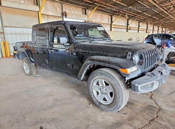 1C6HJTAGXML504581 2021 JEEP GLADIATOR Black Вид панелі приладів