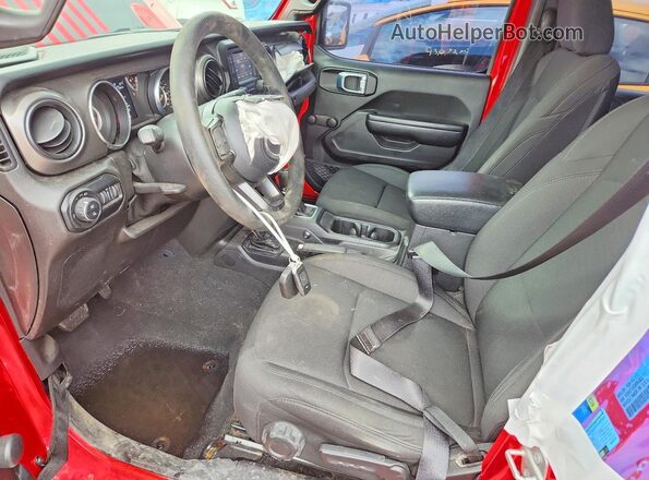 1C6HJTAGXML622727 2021 JEEP GLADIATOR Red წინა სალონის ხედი