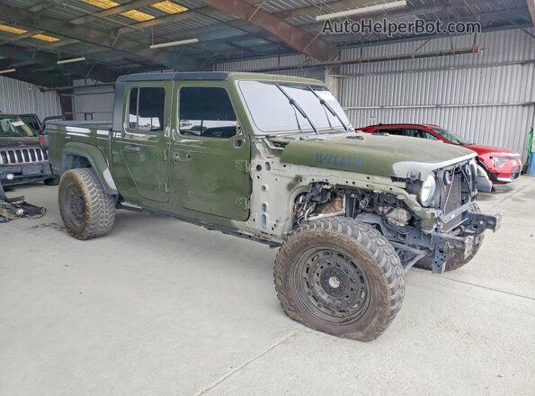 1C6HJTAGXNL157433 2022 JEEP GLADIATOR Green წინა მარჯვენა