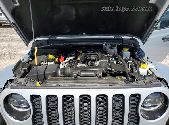 1C6HJTAGXPL518663 2023 JEEP GLADIATOR Silver Widok wnętrza z tyłu