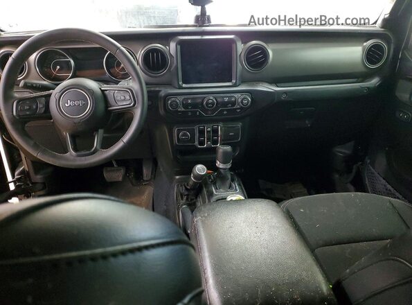 1C6HJTAGXPL519098 2023 JEEP GLADIATOR Black Առջևի վահանակի տեսք