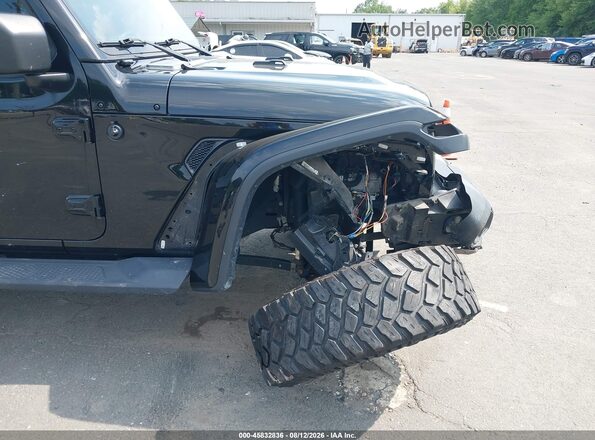 1C6HJTFG1LL173736 2020 JEEP GLADIATOR Black Widok z przodu