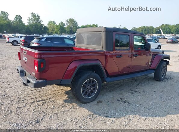 1C6HJTFG1ML545769 2021 JEEP GLADIATOR Burgundy Tył prawy