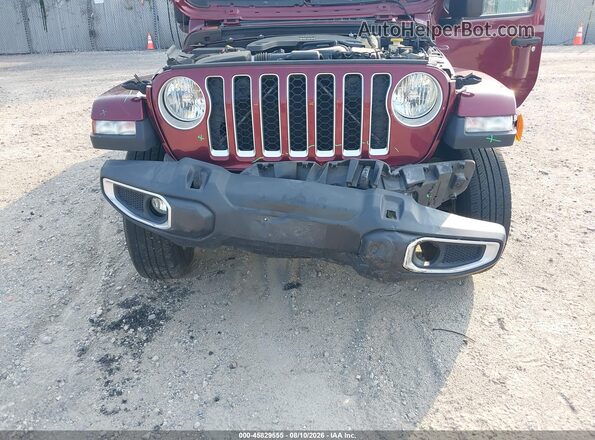 1C6HJTFG1ML545769 2021 JEEP GLADIATOR Burgundy Widok z przodu