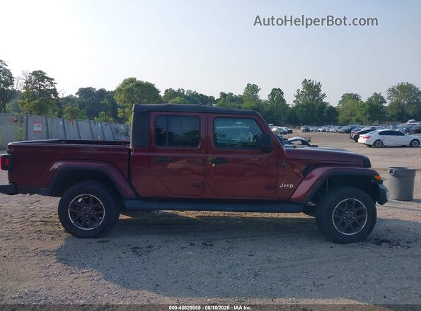 1C6HJTFG1ML545769 2021 JEEP GLADIATOR Burgundy Widok wnętrza z tyłu