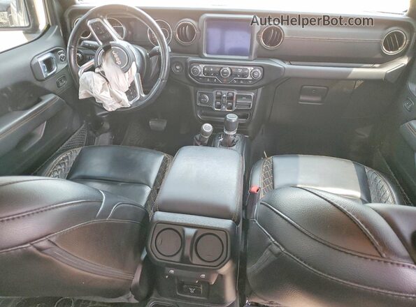 1C6HJTFG1ML593269 2021 JEEP GLADIATOR Black Առջևի վահանակի տեսք