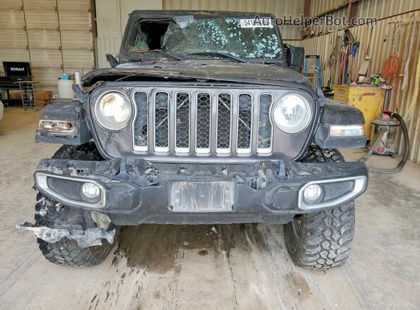 1C6HJTFG1ML594258 2021 JEEP GLADIATOR Gray Widok z przodu