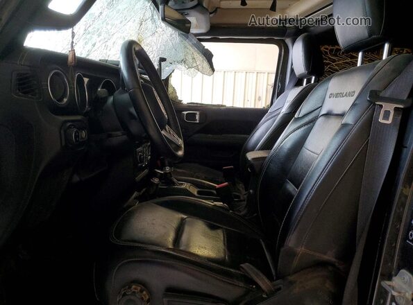 1C6HJTFG1ML594258 2021 JEEP GLADIATOR Gray Widok wnętrza z przodu