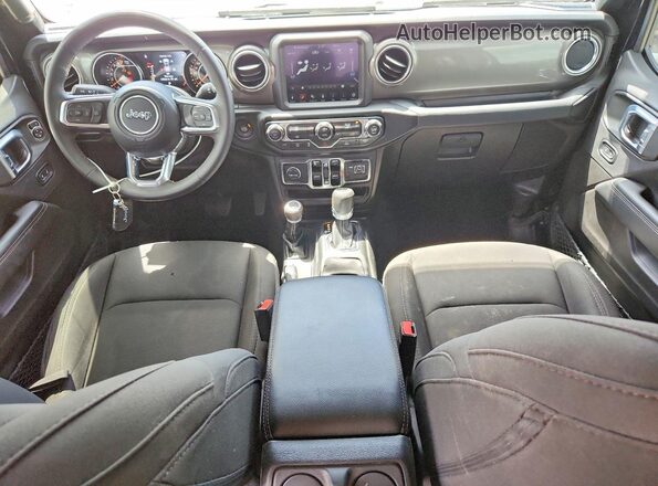 1C6HJTFG5PL560666 2023 JEEP GLADIATOR Black Առջևի վահանակի տեսք