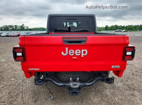 1C6HJTFG6LL122734 2020 JEEP GLADIATOR Red Widok z tyłu