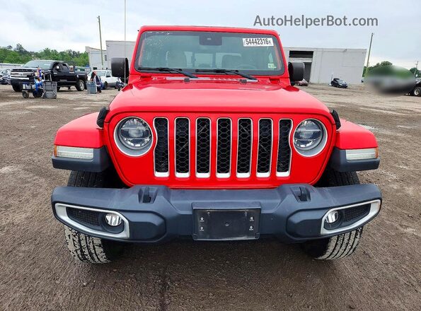 1C6HJTFG6LL122734 2020 JEEP GLADIATOR Red Widok z przodu