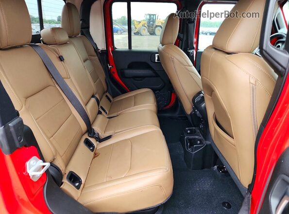 1C6HJTFG6LL122734 2020 JEEP GLADIATOR Red Widok tylnych siedzeń