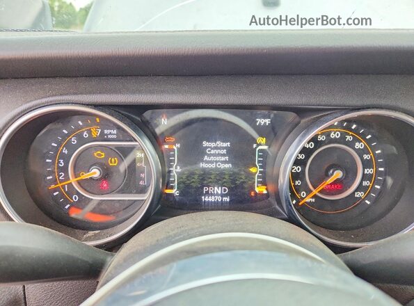 1C6HJTFG8LL135095 2020 JEEP GLADIATOR Charcoal Widok zestawu wskaźników