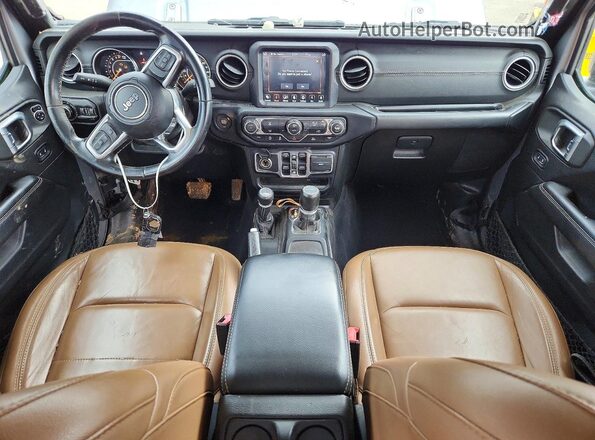 1C6HJTFG8LL135095 2020 JEEP GLADIATOR Charcoal Widok deski rozdzielczej