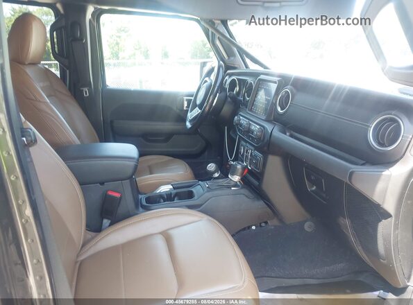 1C6HJTFGXML548508 2021 JEEP GLADIATOR Серый Вид салона спереди