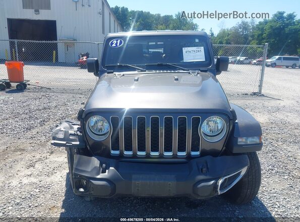 1C6HJTFGXML548508 2021 JEEP GLADIATOR Серый Вид щитка приборов