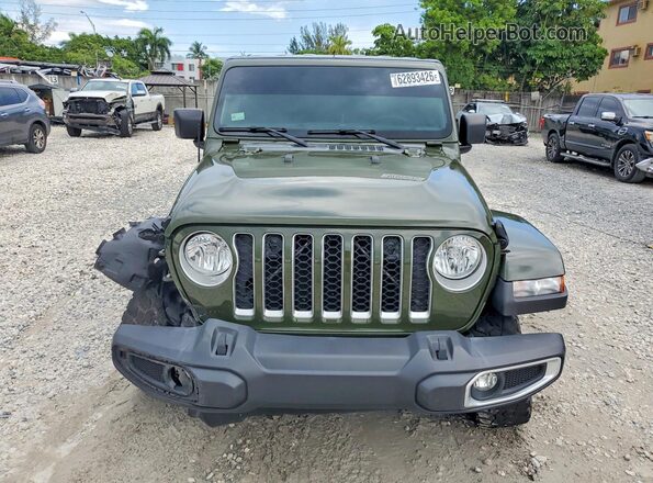 1C6HJTFGXPL552157 2023 JEEP GLADIATOR Green Դիմացի տեսք