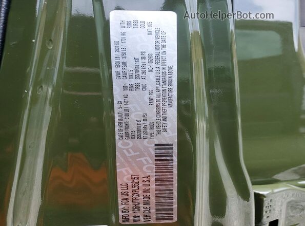 1C6HJTFGXPL552157 2023 JEEP GLADIATOR Green Շարժիչի բաժամունքի տեսք